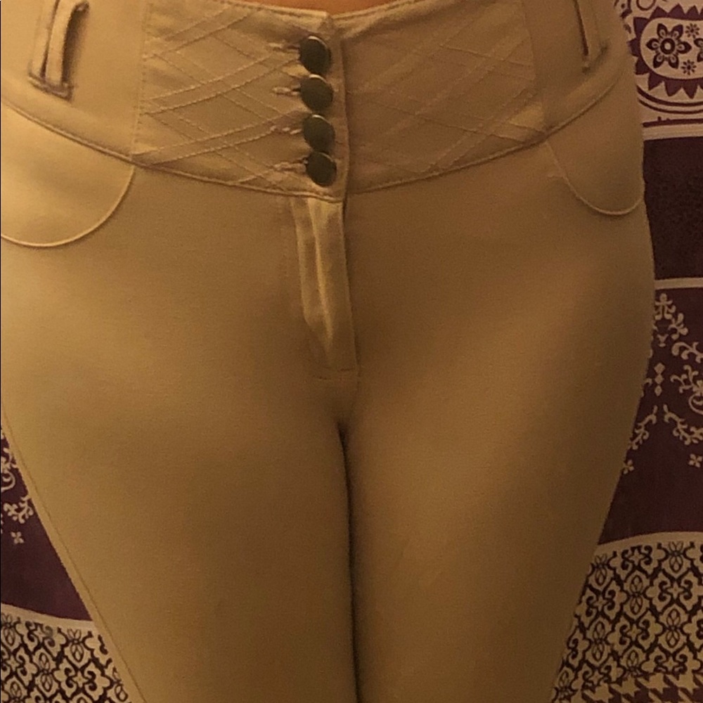 Tan jeggings